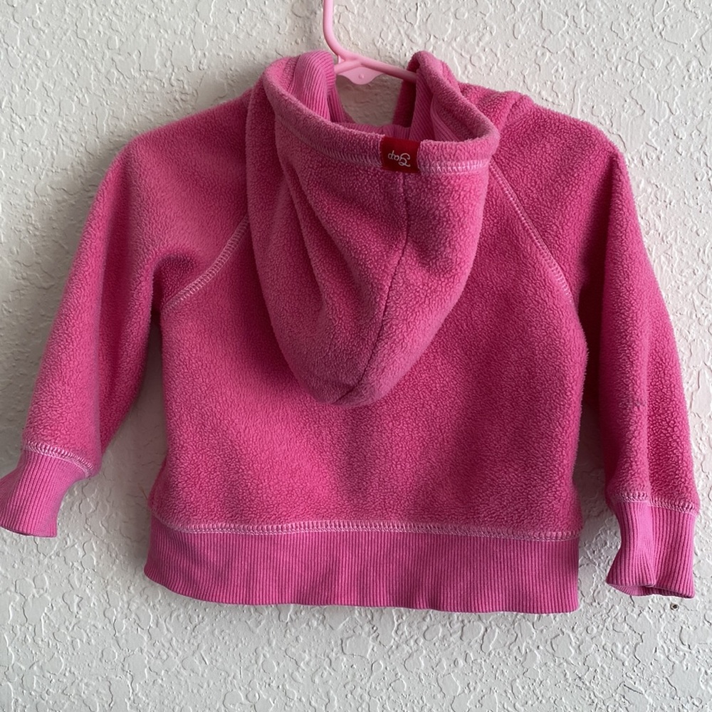 GAP Fleece Pink Hoodie Jacket. Size Toddler 12-18 Months. - Picture 5 of 7